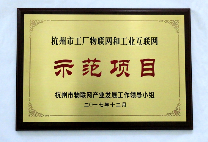 杭(hang)州市(shi)工(gong)廠(chǎng)物(wù)聯(lian)網咊(he)工(gong)業互聯(lian)網示範項(xiang)目(mu)	